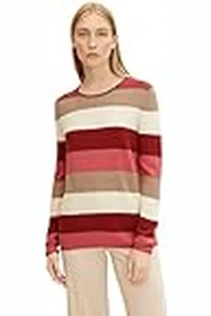 TOM TAILOR Dames Basic gebreide trui 1033701, , M