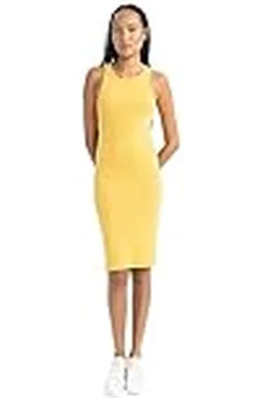 DeFacto Damesjurken zomer - bodycon jurk dames, stijlvol en elegant - zomerjurk voor dames, vrouwelijke en comfortabele jurk, , L