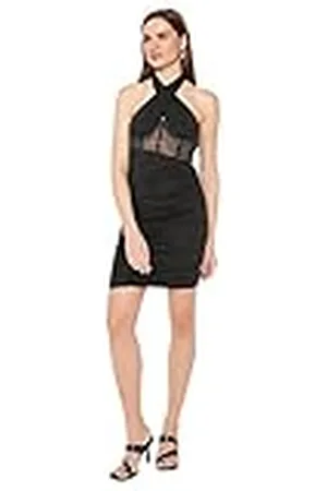 Trendyol Dames Bodycon getailleerde gebreide jurk, , 34, , 60