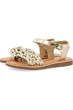 Gioseppo Medan sandalen van leer in goud met vlecht voor meisjes, , 29 EU