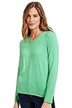 CECIL Dames B319120 shirt met lange mouwen gestreept, , S, , S