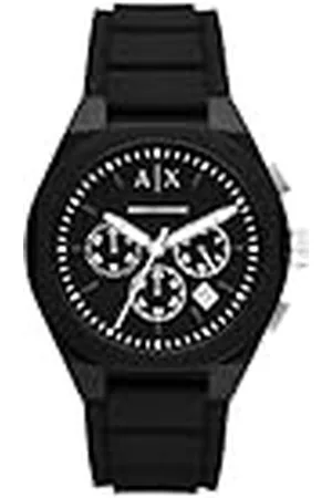 Armani Exchange Analoge herenkwartshorloge met roestvrijstalen armband AX7151SET, , band