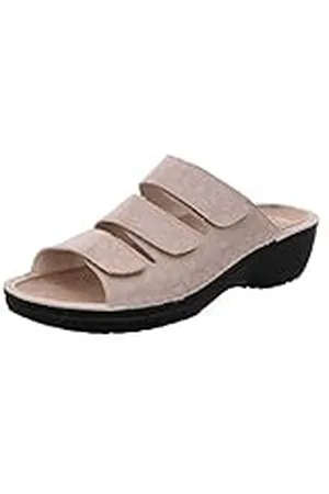 Rohde 5772 Cremona damesschoenen, slippers, clogs van leer, beige, 42 EU