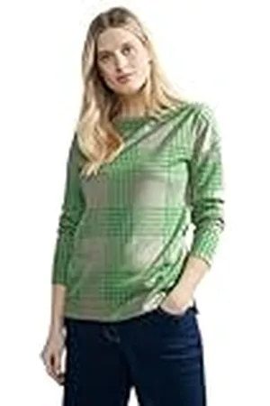 CECIL Dames TOS Melange Check Shirt, , L