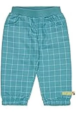 loud + proud Uniseks geruit, GOTS gecertificeerde broek, , 62/68