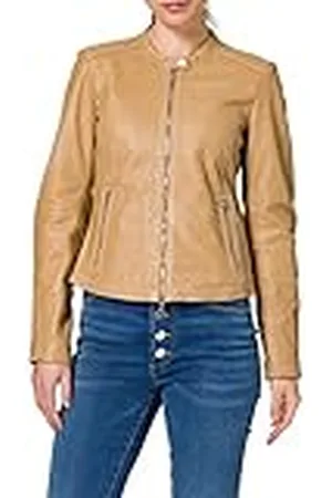 Freaky Nation Emellie-fn Leren jas voor dames, , XL