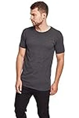 Urban classics Heren T-shirt Fitted Stretch Tee, basic bovendeel voor mannen van rekbaar materiaal, verkrijgbaar in vele kleuren, maten S - XXL, , S