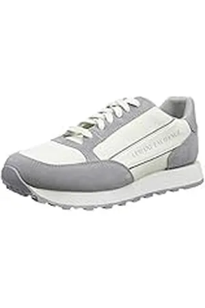 Armani Exchange Herensneakers met contrasterende inzetstukken, , 39 EU