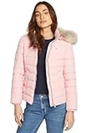 Tommy Hilfiger Dames TJW BASIC HOODED DOWN JACKET EXT DW0DW18312 Puffer Jacket, , XL, , XL
