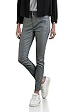 Street one Dames gecoate broek in slim fit, , 46W / 30L