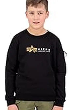 Alpha Industries Label Sweatshirt voor kinderen Black