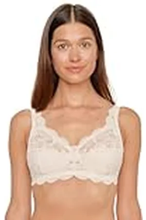 Susa Latina, beha voor dames, zonder beugel, met genaaide cups en in lengte verstelbare bandjes, ideale grip, haaksluiting, , 95C