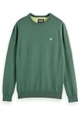Scotch&Soda Seasonal Core-Viscose Regular Fit Crewneck Sweater voor heren, , S