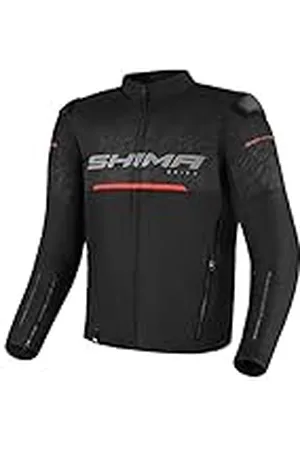 Shima DRIFT Motorjas voor Mannen Lichtgewicht Ademend Zomer Mesh Mens City Biker Jacket met CE Terug Schouder Elleboog Armor Pads Breedte Aanpassing, , XXL