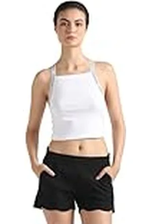 Calvin Klein Jeans Elastische top met bandjes voor dames met logo, overig gebreid, , L