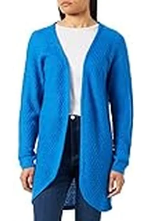 Ichi Gebreid damesvest, 184140/French Blue, S