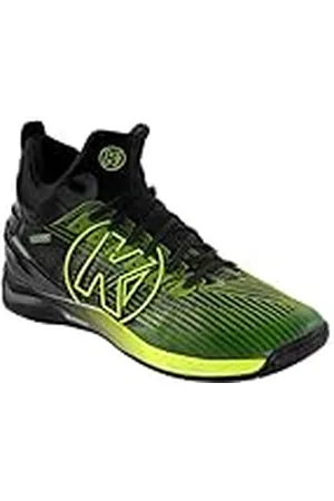 Kempa Unisex Attack Mid sportschoenen, zwart/fluo geel, 39,5 EU, , 39.5 EU