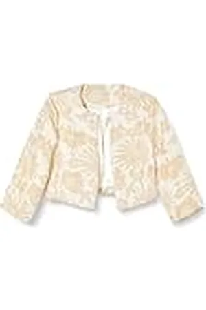 Gina Bacconi Jacquard schede jurk en bolero, , 8, , 34