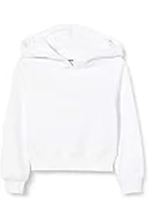 Build Your Brand Meisjes capuchontrui Girls Cropped Sweat Hoody, capuchon sweatshirt met korte snit verkrijgbaar in vele kleuren, maten 110-164, , 134/140 cm