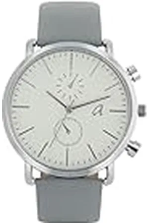 Amor Polshorloge, uniseks, voor dames en heren, analoog, met veganistische armband van appelleer, 3 bar waterdicht, wordt geleverd in horloges, geschenkdoos, , Modern