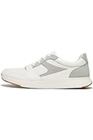 FitFlop ANATOMIFLEX Mens materiaal-mix Panel Trainers Sneaker, stedelijk wit, 8.5 UK, , 42.5 EU