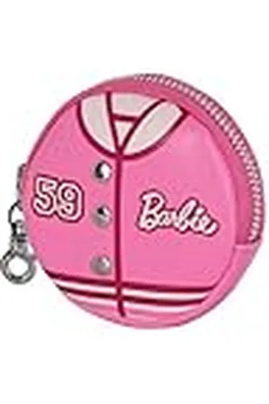KARACTERMANIA Barbie Varsity-Cookie portemonnee met munten, , 8,70 x 8,70 cm, , Eén maat, Cookie Portemonnee Varsity