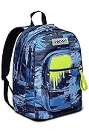 7 for all Mankind Rugzak voor basisschool en medium, voor kinderen, New Fit, WET kleur Boy, – rugzak met dubbel vak – drinkfles – maximale inhoud 32 l, , Eén maat, Modern