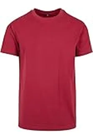 Build Your Brand T- Shirt Round Neck Homme, Rouge , XL