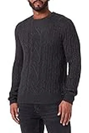 TOM TAILOR Uomini Gebreide trui met vlechtpatroon 1032306, , S
