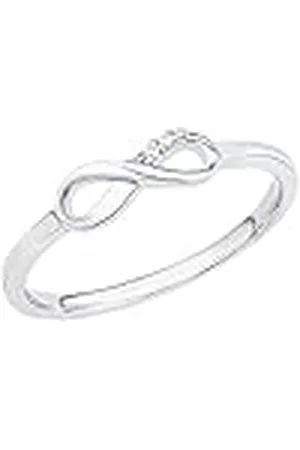 QS by s.Oliver Ring 925 Sterling Zilveren Dames Ringen, met Zirkonia synth., , Oneindigheid, Wordt geleverd in Sieraden geschenkverpakking, 2017250