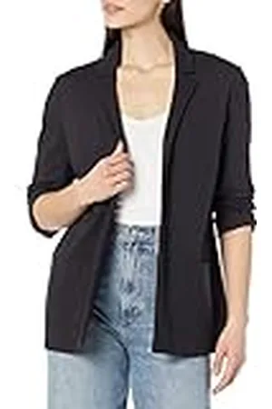Amazon Dames Relaxed-Fit Soft Ponte Blazer, , XS