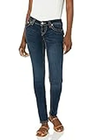 True Religion Dames Stella Skinny Fit Lage Taille Jeans, , 30
