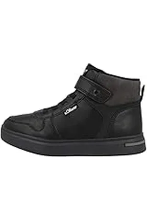 QS by s.Oliver Jongens 5-5-45104-39 Sneakers, Black 5 45104 39 001, 32 EU