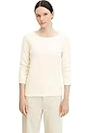 TOM TAILOR Dames Sweatshirt met plooitjes 1034434, , M