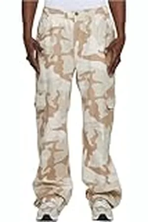 Southpole Cargobroek voor heren, camouflage, keperstof, casual cargobroek in camouflagepatroon, relaxed fit, , XXL