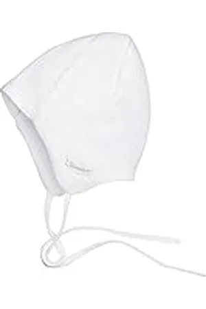 Sterntaler Unisex gebreide muts met bindbanden, Leeftijd: 1-2 maanden, Maat: 35, Wit