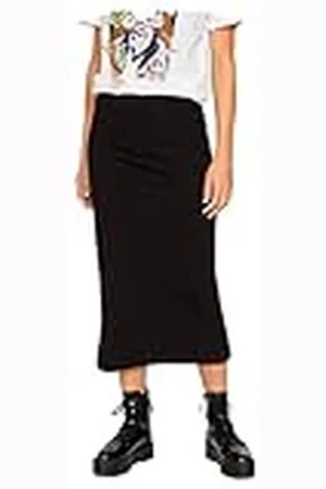 Pieces Pckylie Mw Midi Skirt Noos Bc Rok voor dames, , M