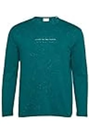 QS by s.Oliver Grote maat longsleeve met logo-print, , 3XL