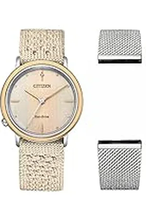 Citizen Ambiluna Collection Analoog dameshorloge met een armband van stof L, , armband