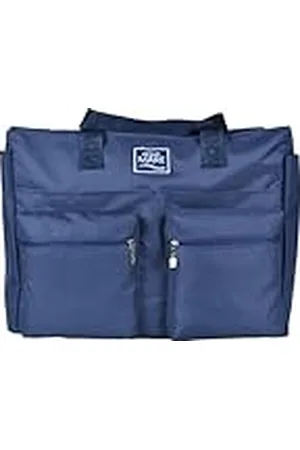 AQUA DI MARE Vierkante strandtas Rib-Stop, effen, 100% PL 22751, marineblauw, , Hedendaags