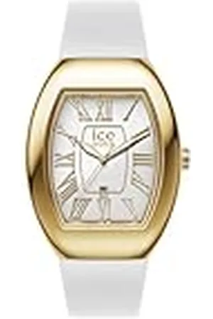 Ice-Watch ICE boliday Dome Metal White gold - Gouden dameshorloge met siliconen band - 024049 (Small)