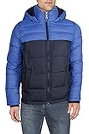 Tommy Hilfiger Klassieke donsjack met capuchon voor heren (standaard en groot en lang) alternatieve buitenkledingjas, , L