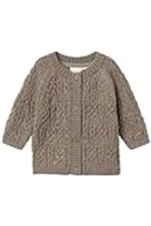 NAME IT Meisje gebreid vest merinowol, , 68 cm