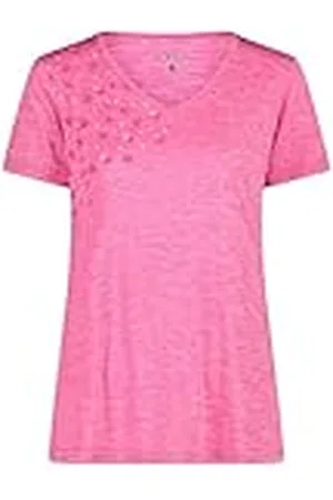 CMP Jersey T-shirt Melange voor dames, fuchsia gemêleerd, 40, , 34 NL