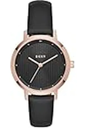 DKNY Vrouwenhorloge The Modernist Zwart Leer