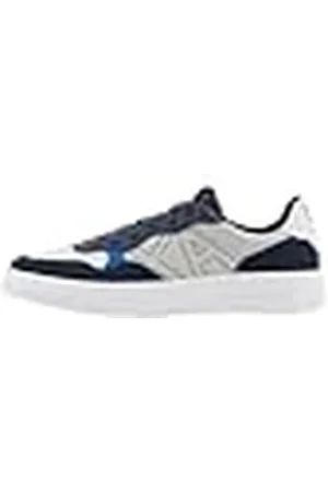 Armani Exchange Seattle, suède details, geborduurd logo sneakers voor heren, , 45 EU