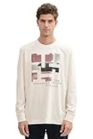 TOM TAILOR T-shirt met lange mouwen voor heren, , XS