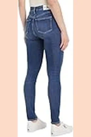 Calvin Klein Jeans Skinny broek met hoge taille voor dames, , 27W / 32L