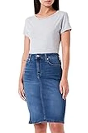7 for all Mankind Dames Pencil Bair Eco Skirt, , 29