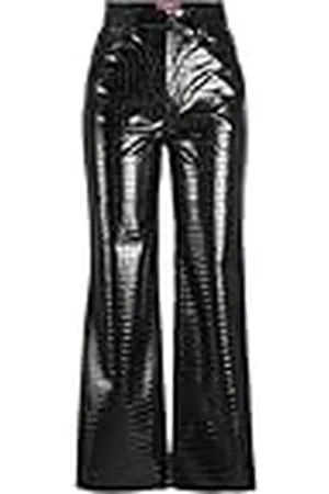 JACK & JONES Dames Jxkenya Hw Stra Faux Leat Pant Noos, , M